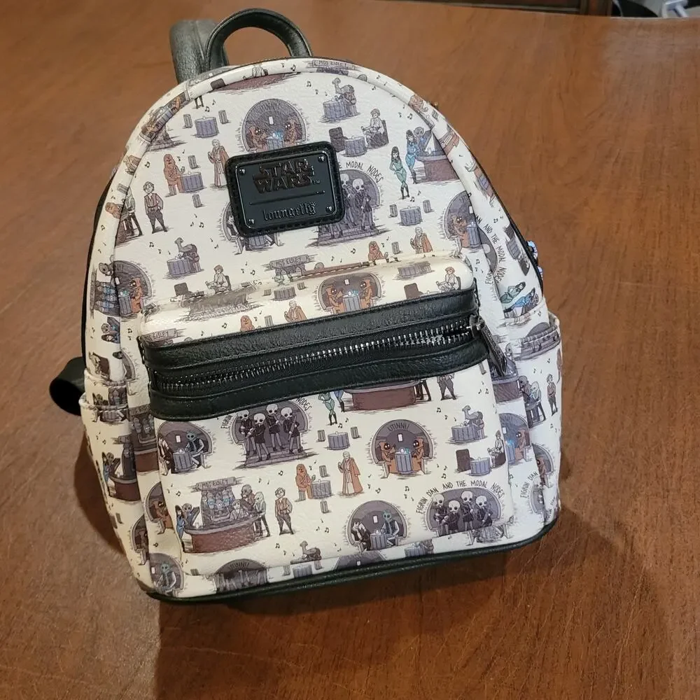 Loungefly Star Wars Mos Eisley Cantina Mini Backpack New, no tags